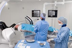 a patient undergoing surgery in the operating room