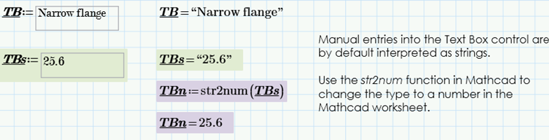 Narrow Flange Text Box control