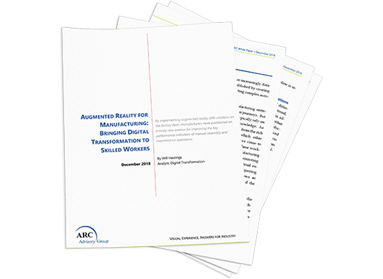 Livre blanc d'ARC Advisory Group : AR for Manufacturing