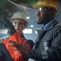 two hardhat workers