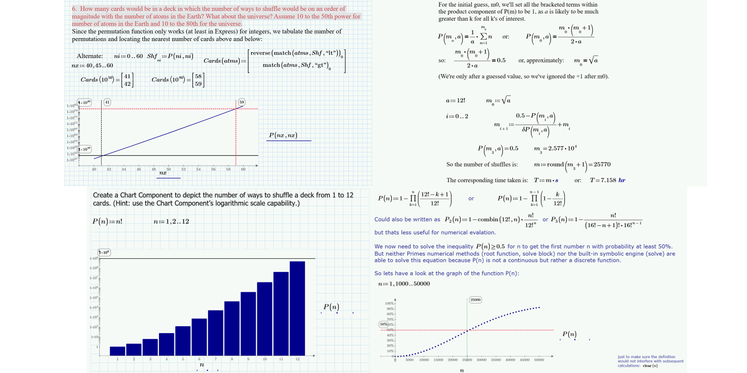 Mathcad Community Challenge January 2024 Factorials and Permutations