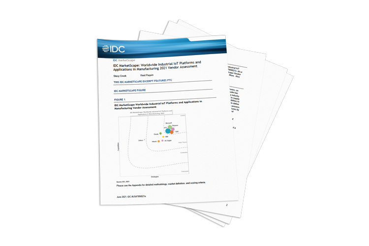 IDC MarketScape: Worldwide Industrial IoT Platforms in Manufacturing 2021 Vendor Assessment