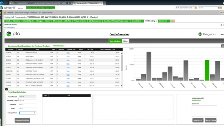 Polaris-costing-application
